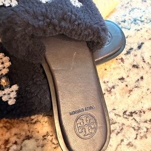 Tory Burch Black Slippers